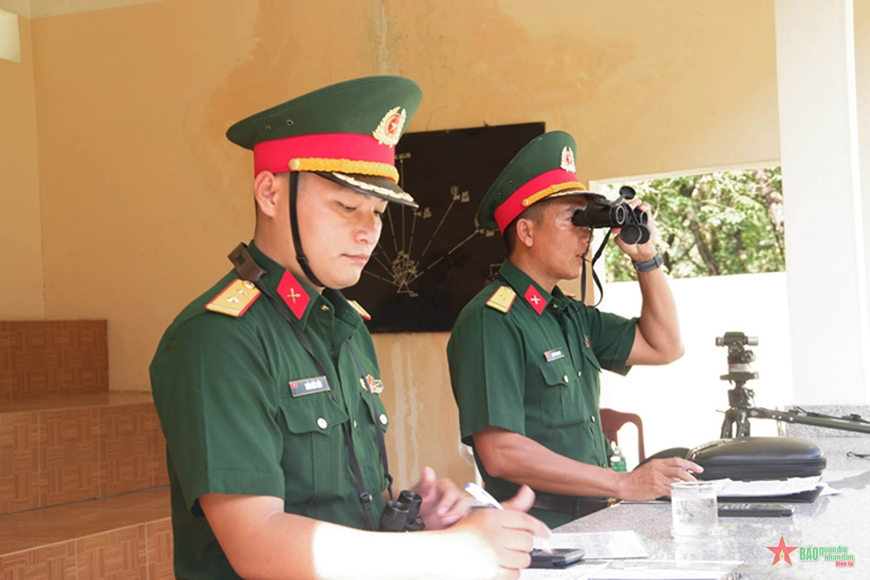 Bộ tư lệnh Binh chủng Pháo binh kiểm tra lực lượng pháo binh Sư đoàn 5